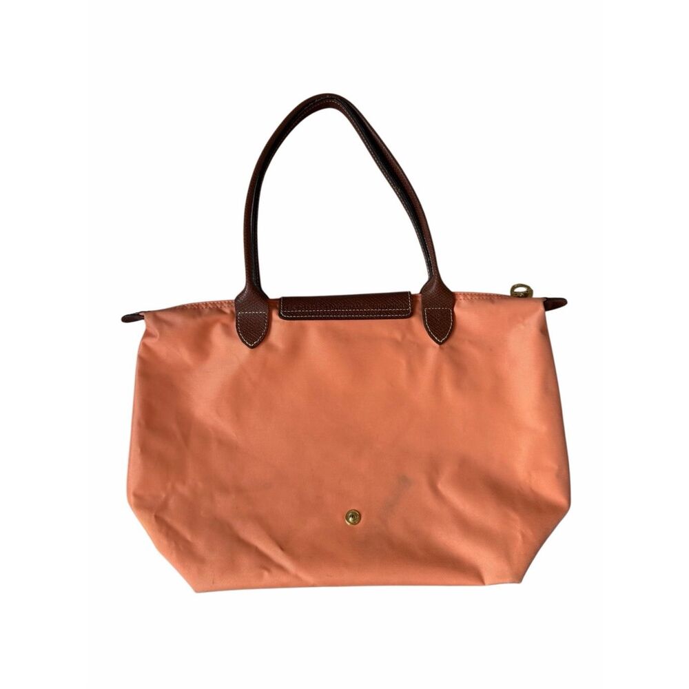 Longchamp Tote Bag Paris Le Pliage Orange Nylon - Picture 2 of 13